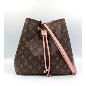 Pre-Owned Louis Vuitton Monogram Neonoe MM Rose Poudre